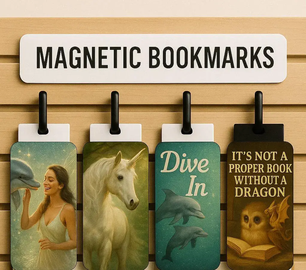 Whimsical Creature Magnetic Bookmarks