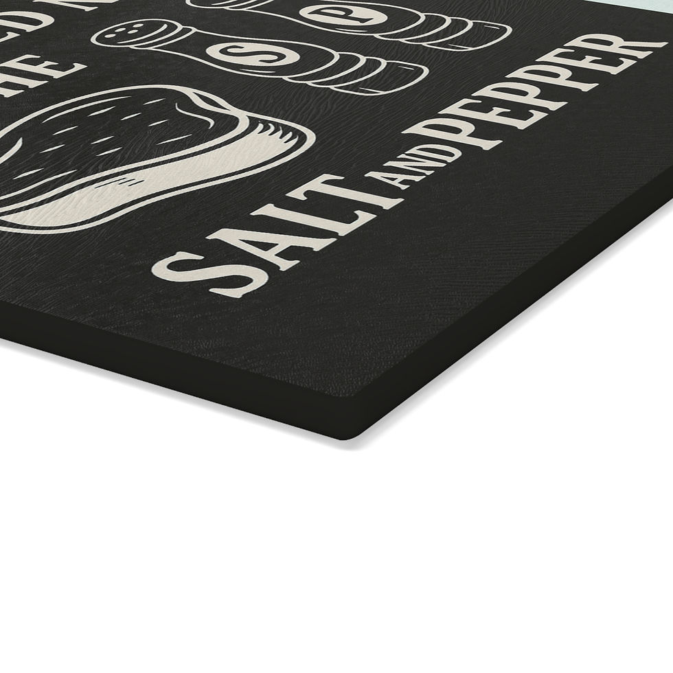 Thumbnail: Steak Lovers Glass Cutting Board - Perfect for Grill Enthusiasts & Kitchen Decor