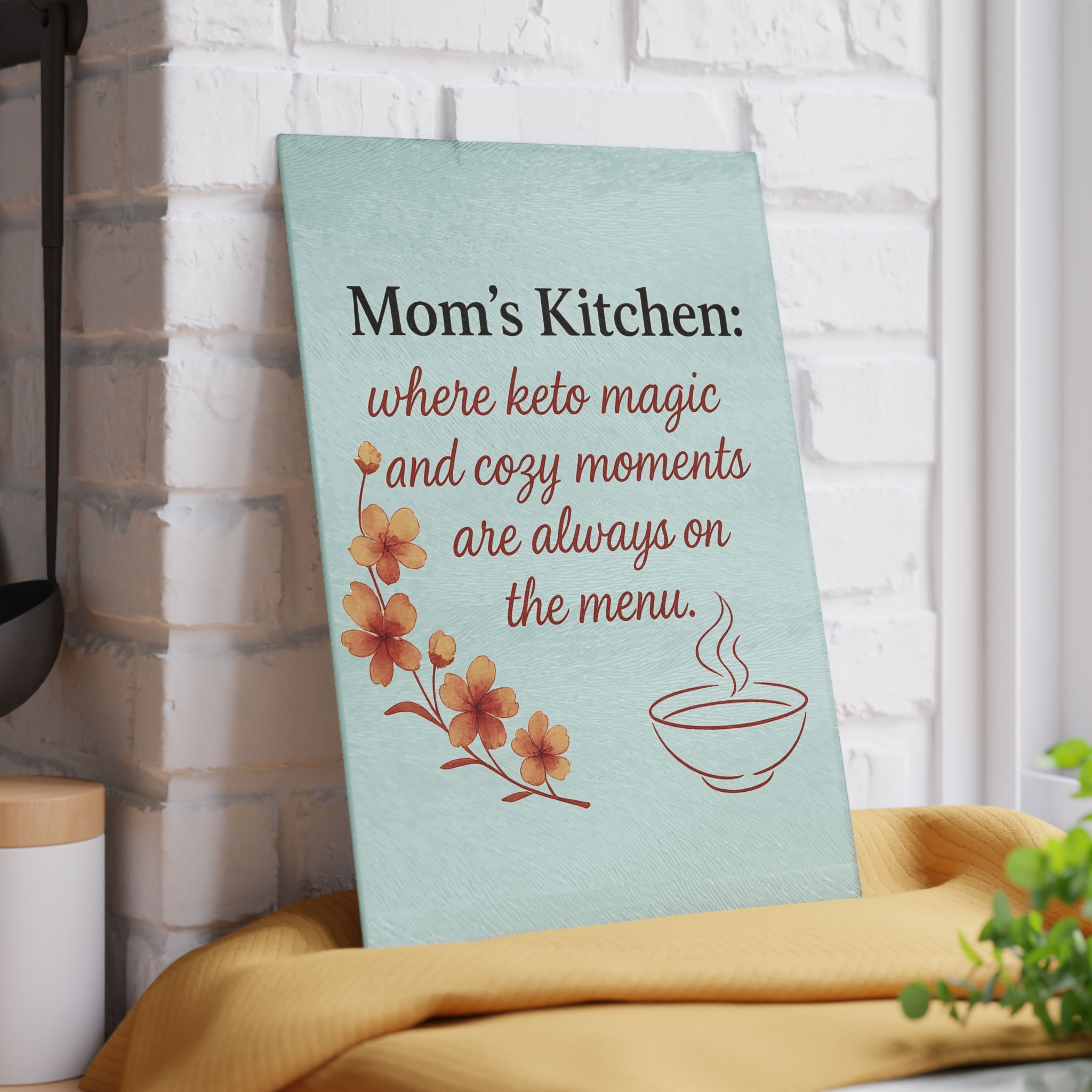 Glass Cutting Board, Gift for Home Chefs, Mothers Day