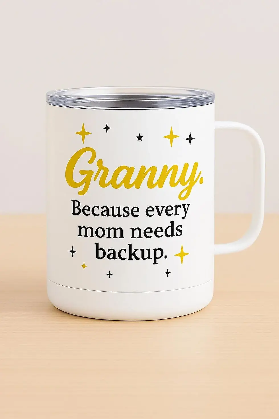 Thumbnail: Custom “Because Every Mom Needs Backup” Mug