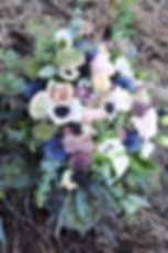 Blue & Mauve Bridal Bouq