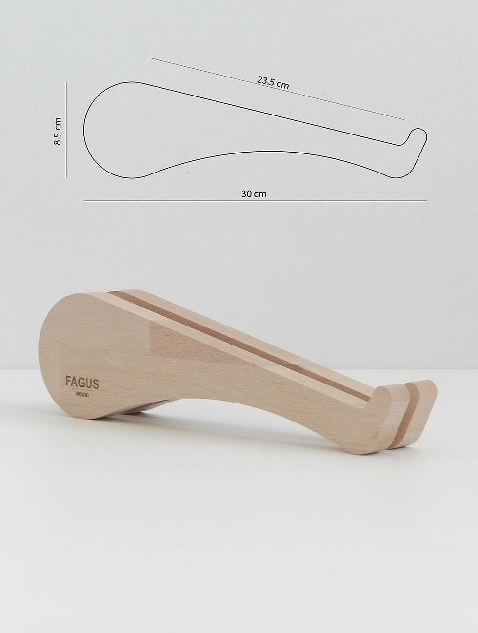 Thumbnail: Cosmo Laptop Standı - Fagus Wood