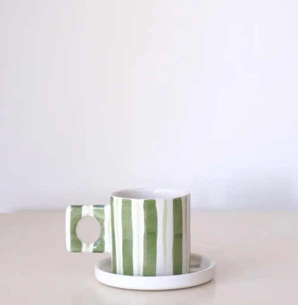 Sade Karekupa Türk Kahvesi Fincanı - Naramica