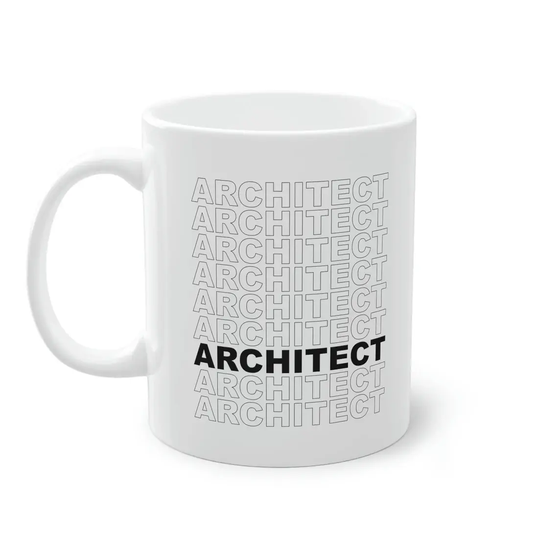 Architect (Mimar) Yazılı Bardak