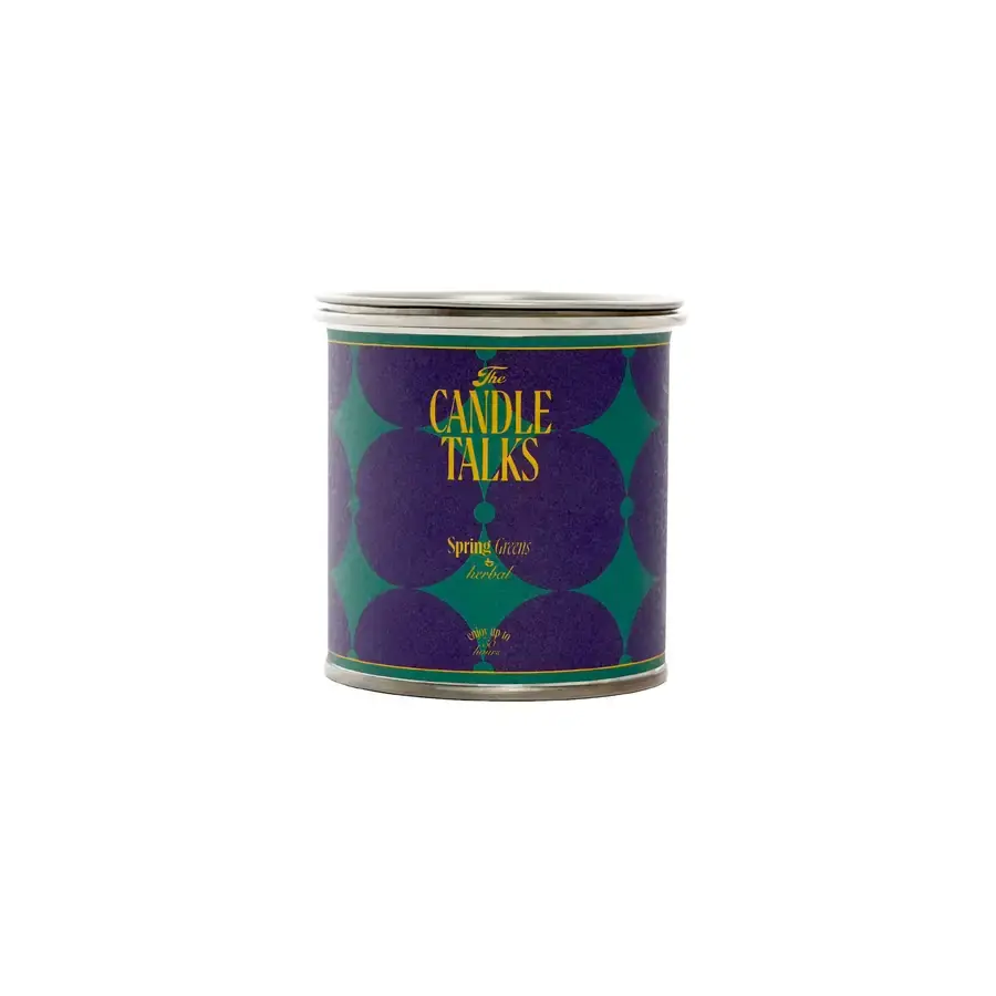 Küçük resim: Spring Greens Teneke Mum - The Candle Talks