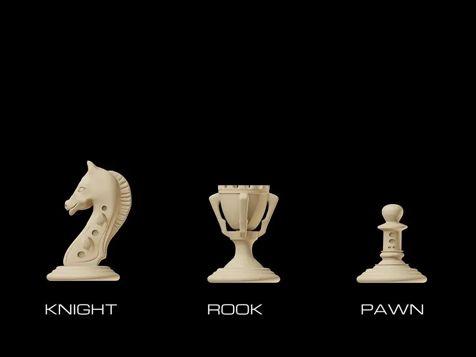 Küçük resim: Barok Satranç Seti - Nosyon Design