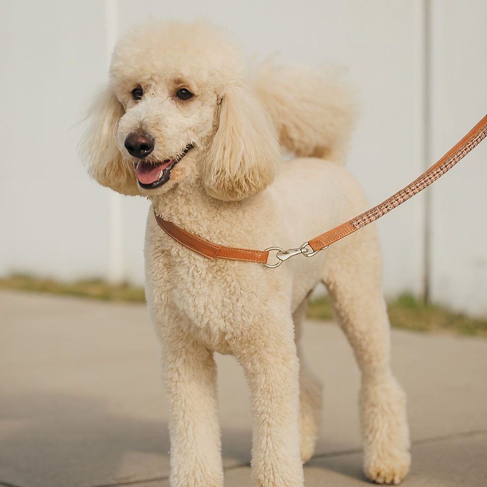 Hound’s Tooth Red Mod Leash - Mind The Mod