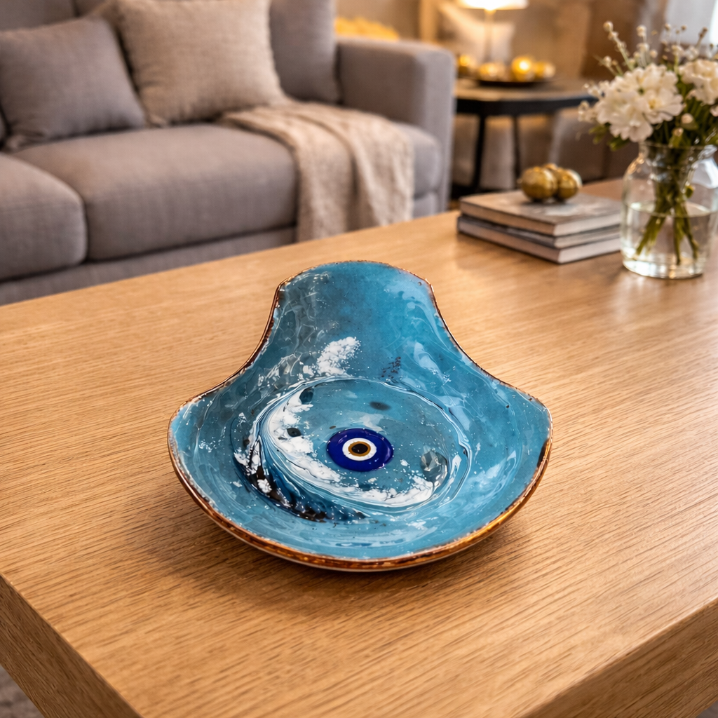 Mine İşlemeli Çan Bakır Tabak - Ertan Aydınoğulları