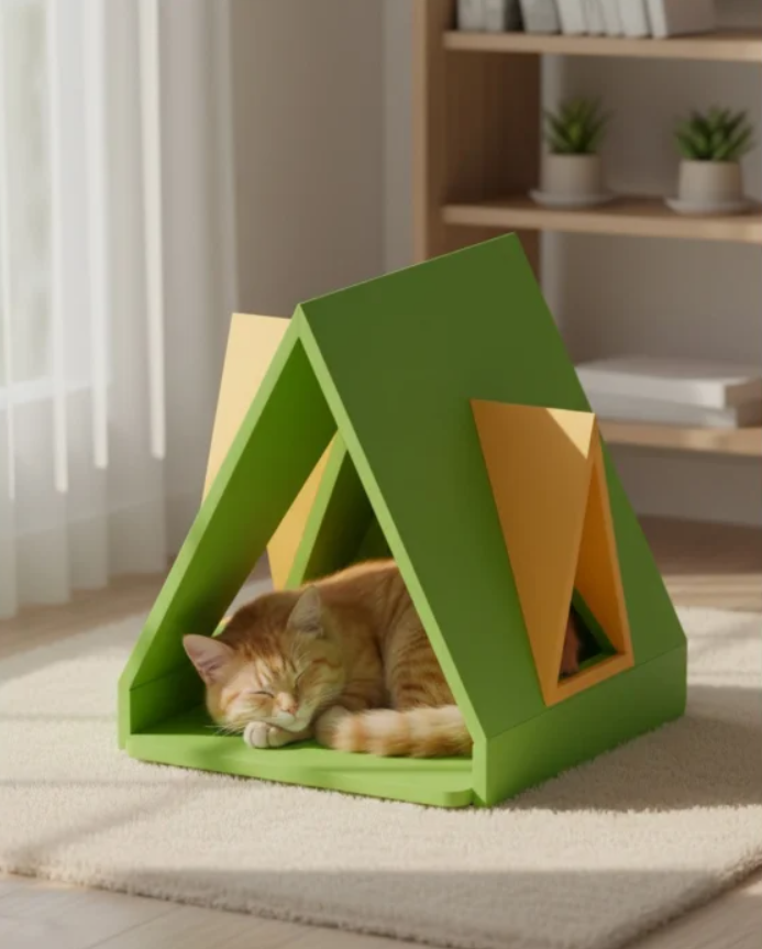 Tipi Tasarım Evcil Hayvan Evi - Onn Concept