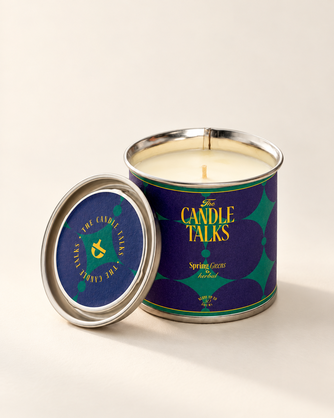 Spring Greens Teneke Mum - The Candle Talks