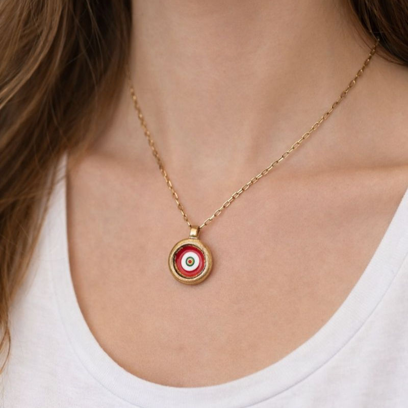 Kırmızı Mineli Kolye - Ertan Aydınoğulları