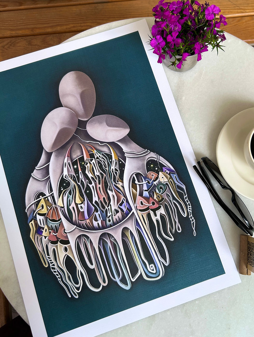 Bonds Art Print (Büyük Boy) Çerçevesiz - The Carnivalist