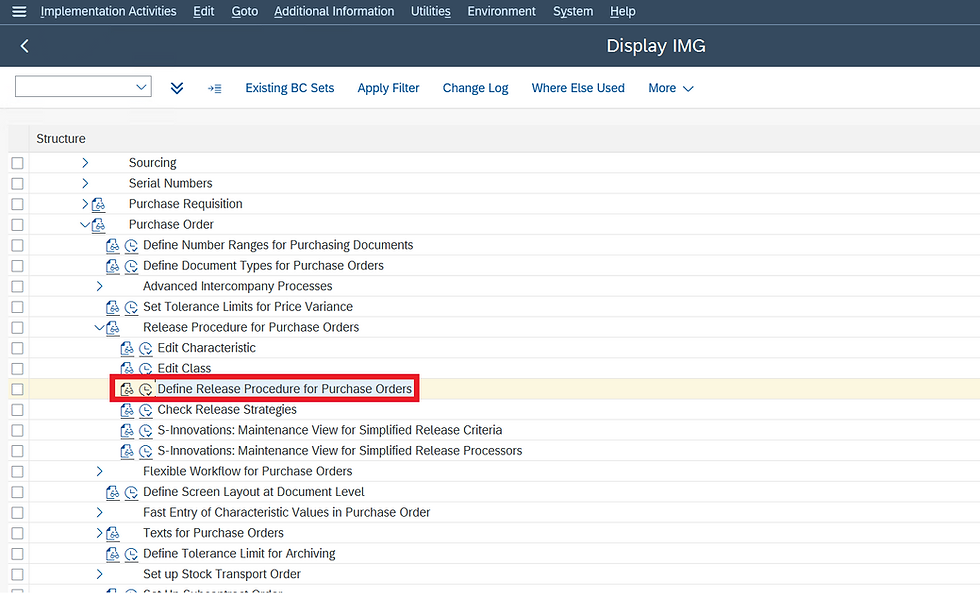 Release Strategy SAP MM