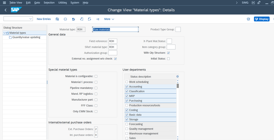 SAP MM Configuration