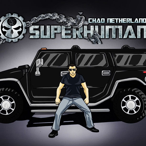 Chad Netherland Superhuman cartoon