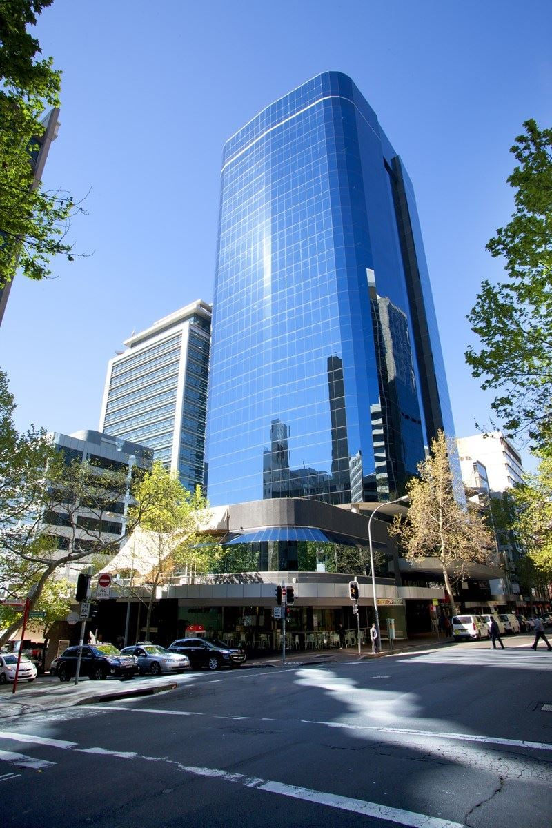 Modern glass skyscraper in Sydney CBD