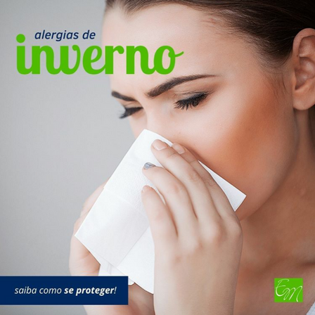 Alergias de inverno: Conheça as mais comuns e saiba como preveni-las e tratá-las.