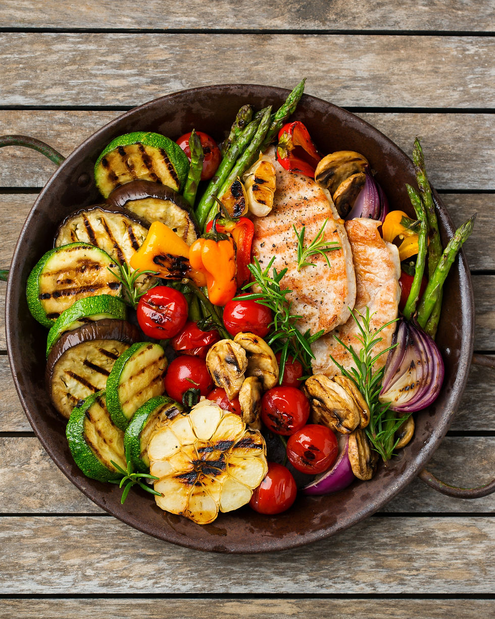 Cores no prato garantem mais sabor e nutrientes.