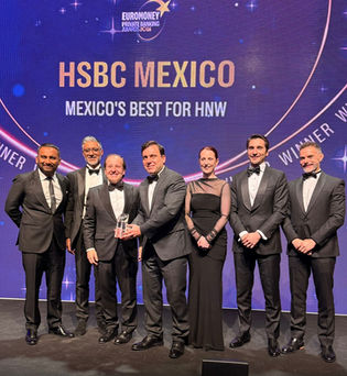 Reconocen a HSBC México como el Mejor Banco para Gestión Patrimonial