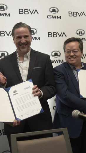 BBVA será el brazo financiero en México de la automotriz china GWM