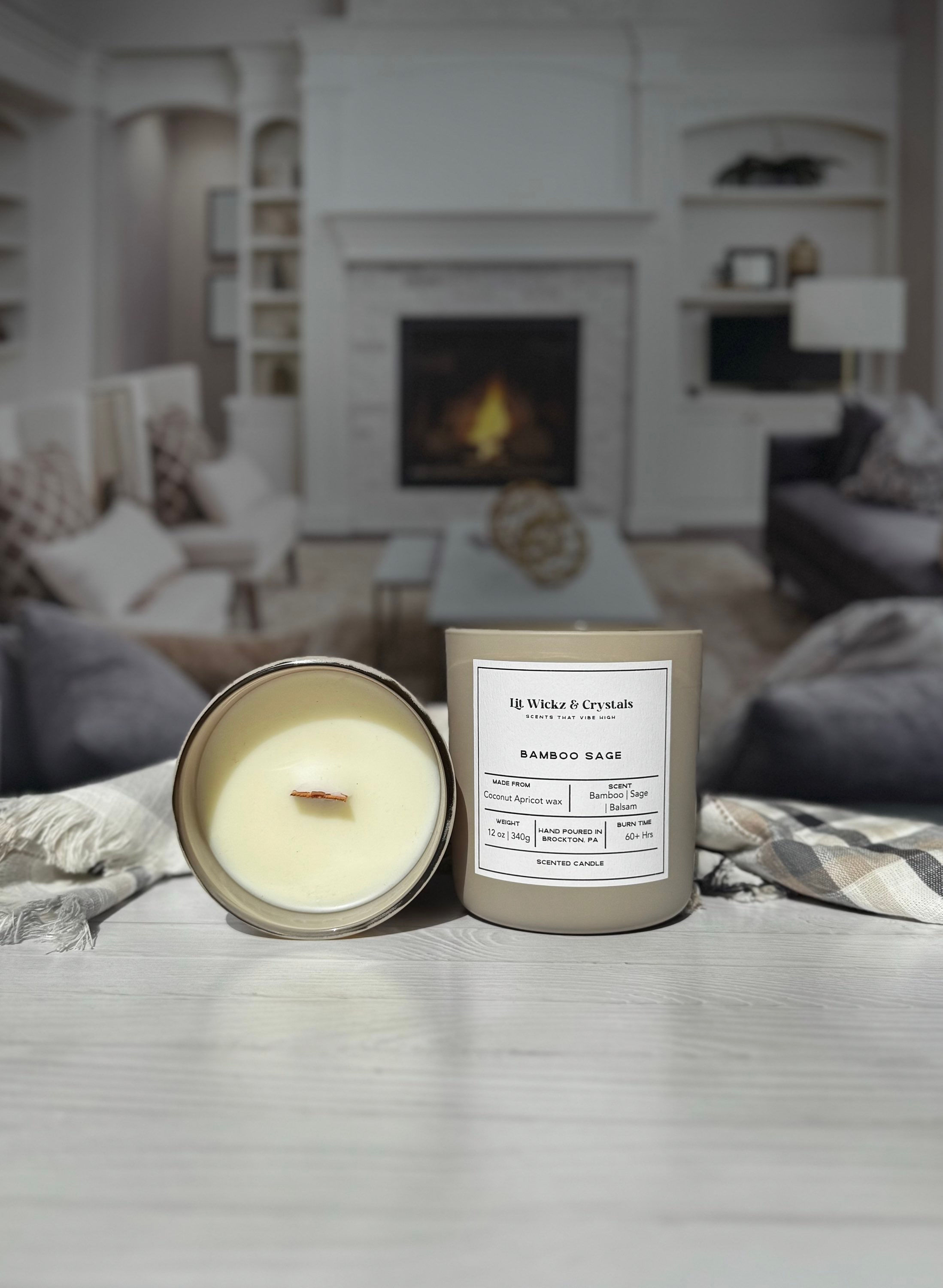 Bamboo Sage Scented Candle 12oz