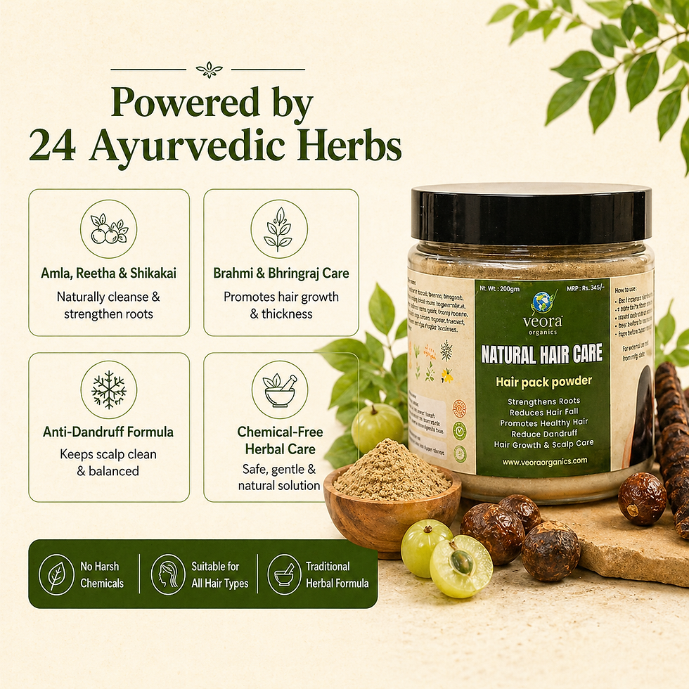 Thumbnail: 24 Herbs Hair Pack Powder – For Strong, Shiny & Healthy Hair (200 g)