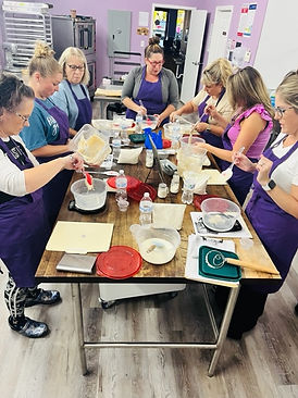 Hands on in the dough