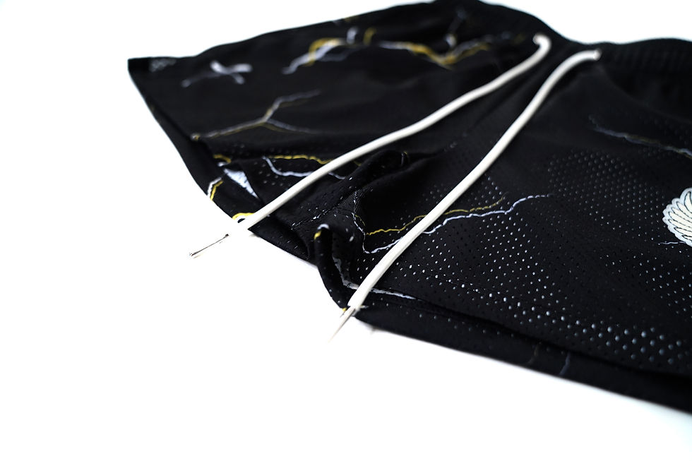 Thumbnail: 007 "GC" lightning mesh shorts