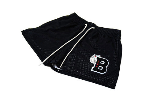【新品未使用】BoTT B LOGO MESH SHORT BLACK BoTT / B LOGO MESH SHORT / BLACK | Sophomore