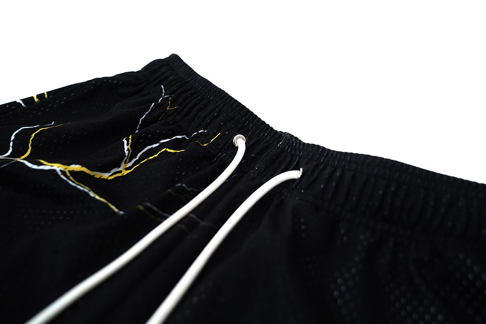 Thumbnail: 007 "GC" lightning mesh shorts