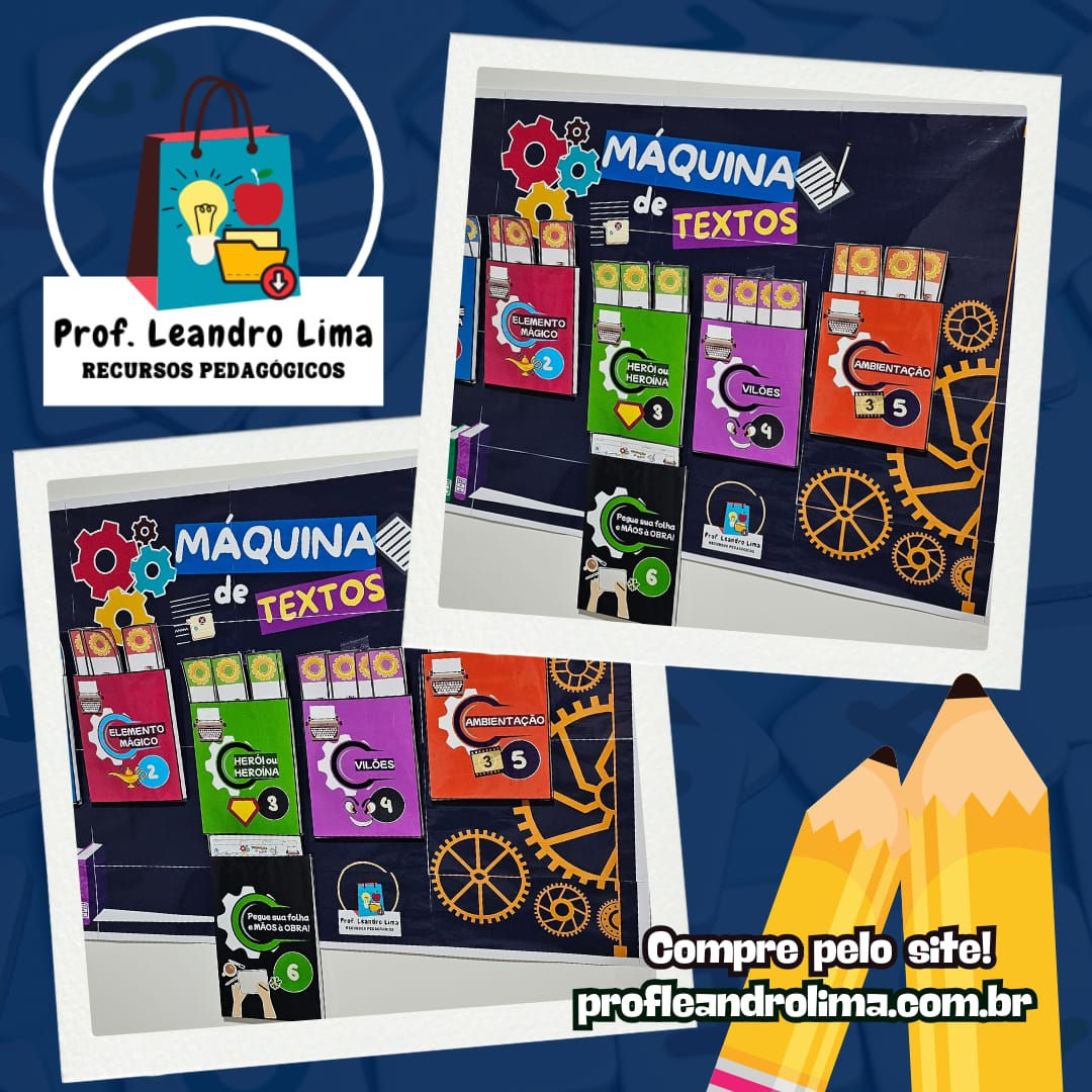 Painel Interativo - "Máquina de Textos". 📚🖨️📜