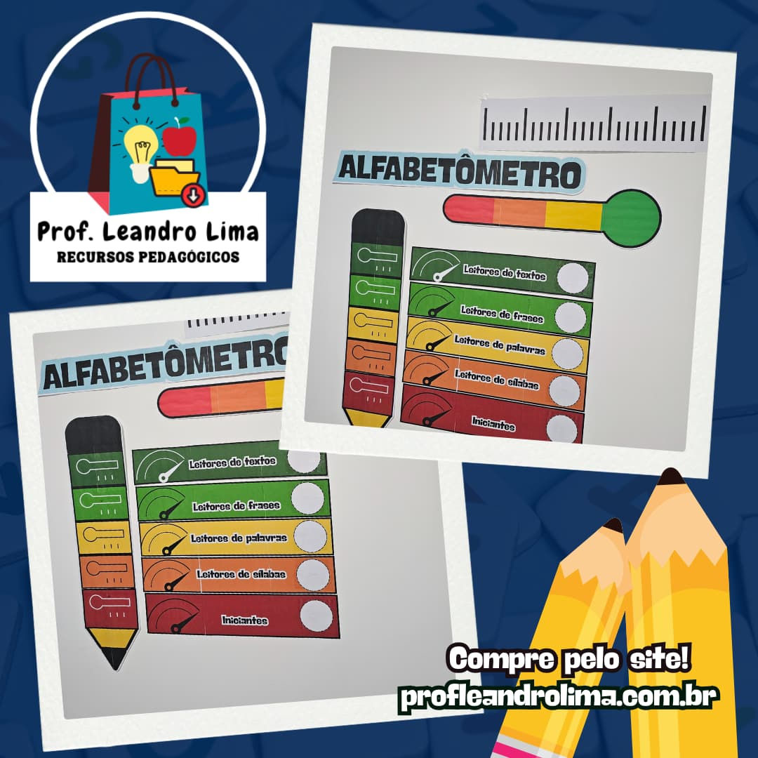 Alfabetômetro Interativo. 📚🖨️📜