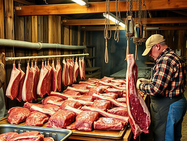 meat processing at a hunting ranch.jpg