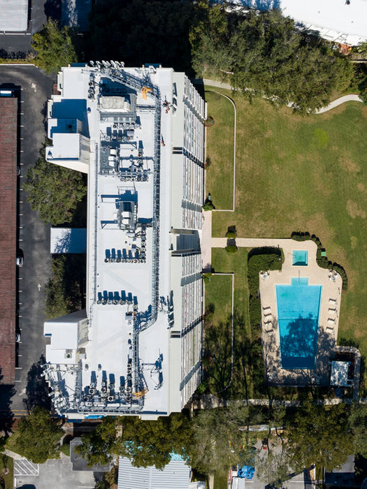 R.F. Lusa and Sons Roofing and Sheetmetal Aerial photo of Maitland