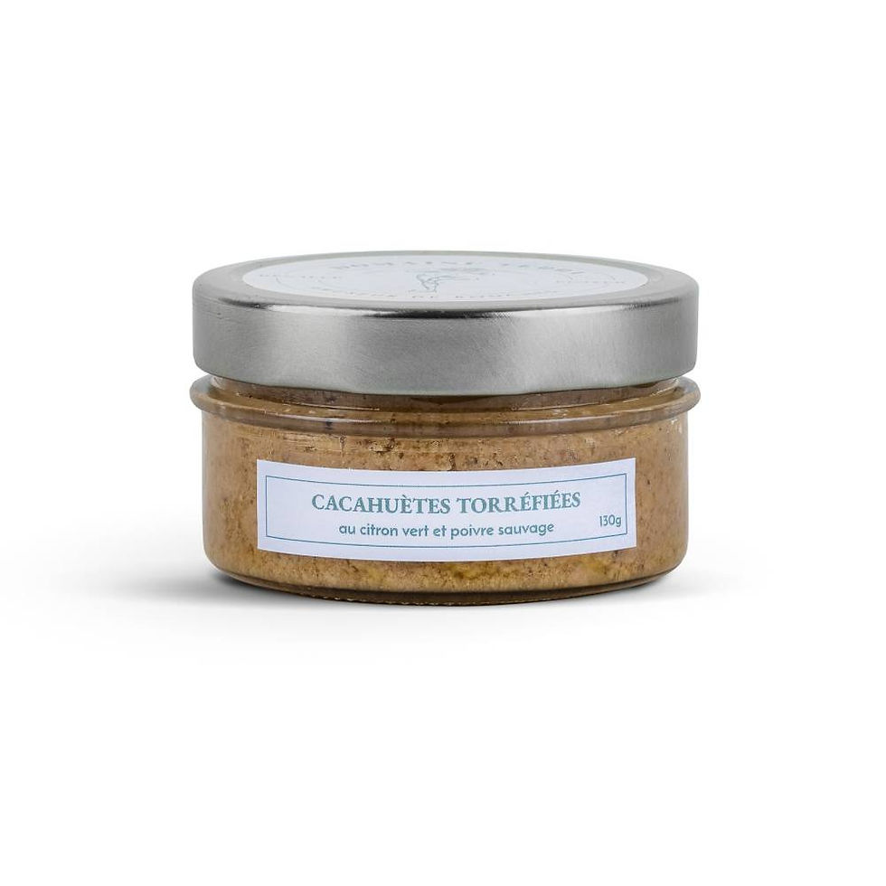 Pâte de cacahuètes au citron vert et poivre sauvage