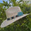 Thumbnail: Turquoise & Beading Wide Brim Straw Sun Hat