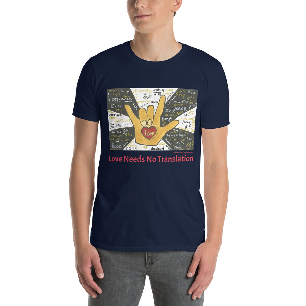Thumbnail: "Love Needs No Translation" Unisex T-Shirt