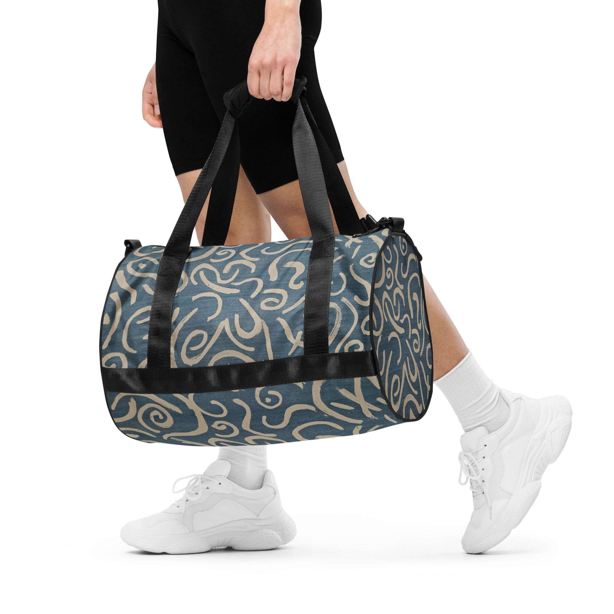"Muted Blues" Gym Bag