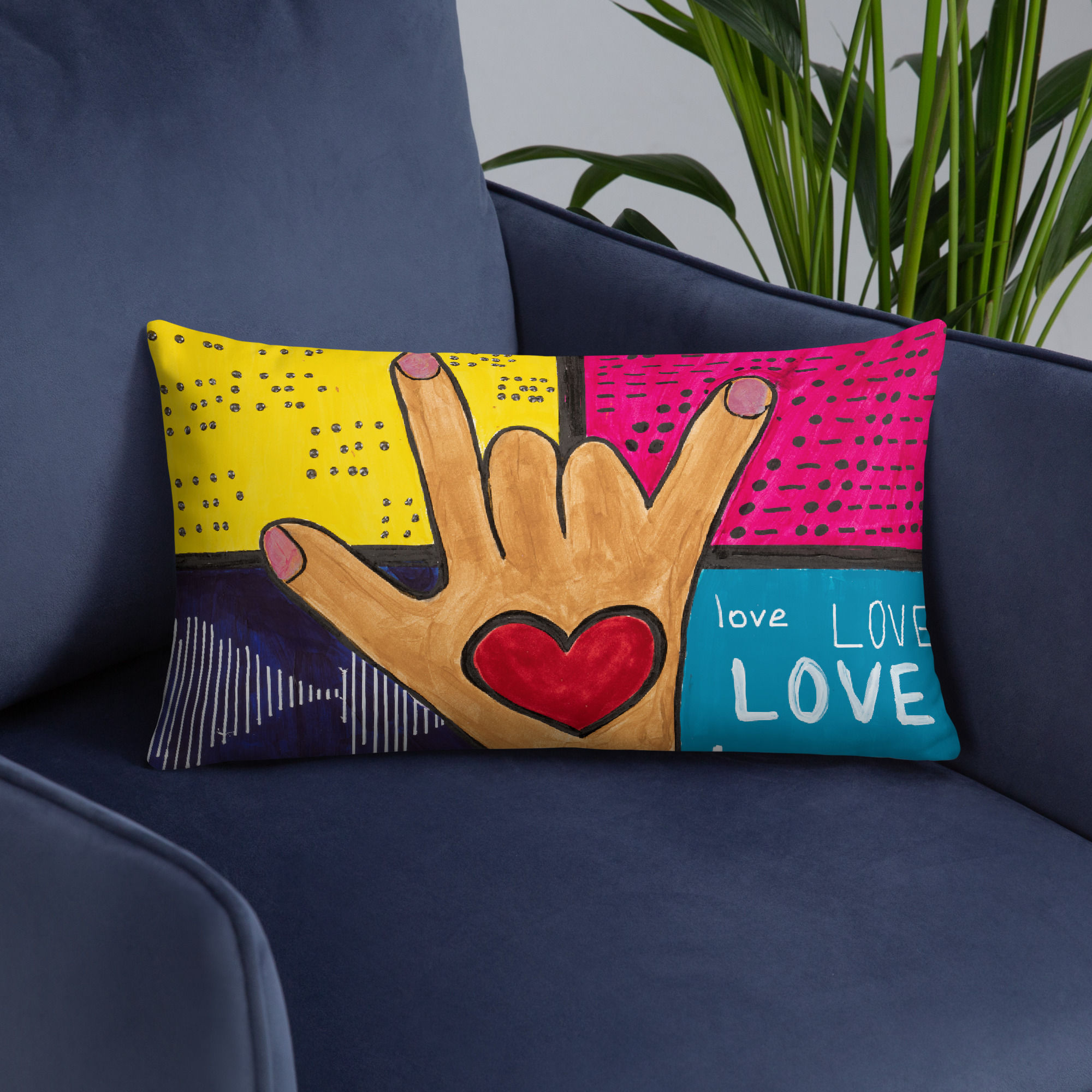 "Love in Any Language" Pillow