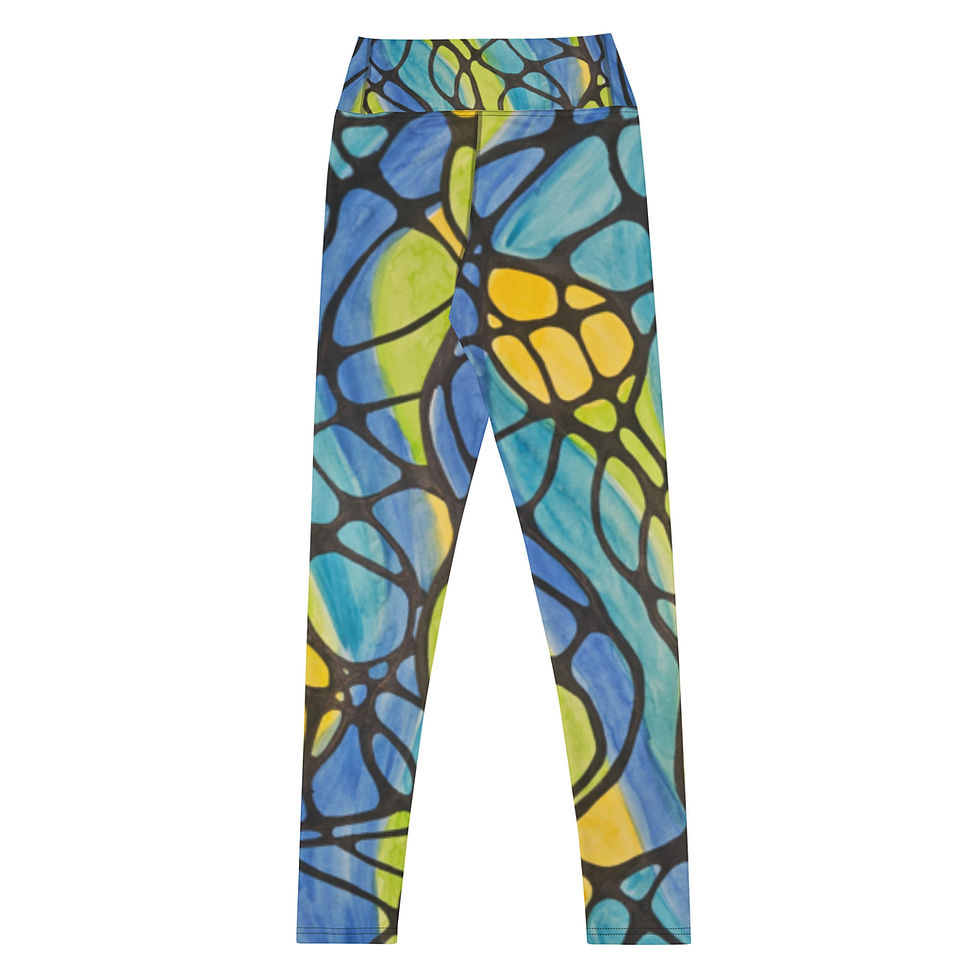 Thumbnail: "Ocean Reflections" Yoga Leggings