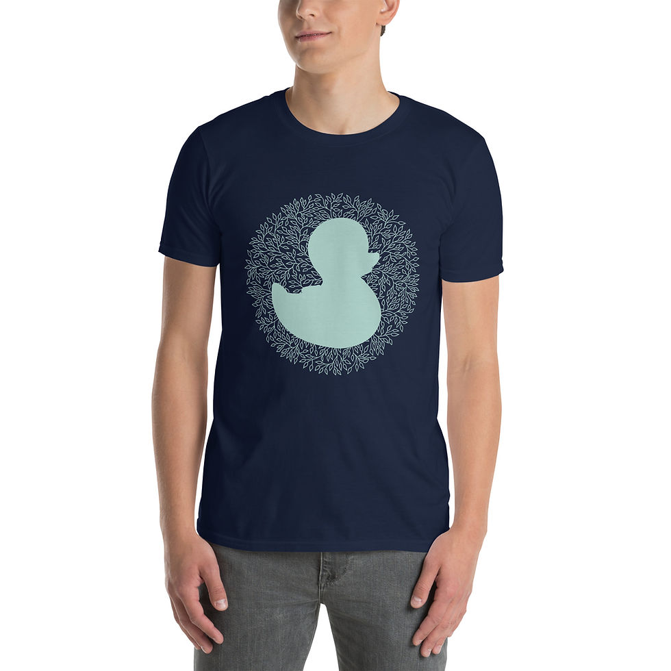 Thumbnail: "Blooming Duck" Unisex T-Shirt