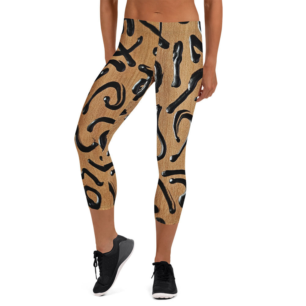 "Hidden Messages" Capri Leggings