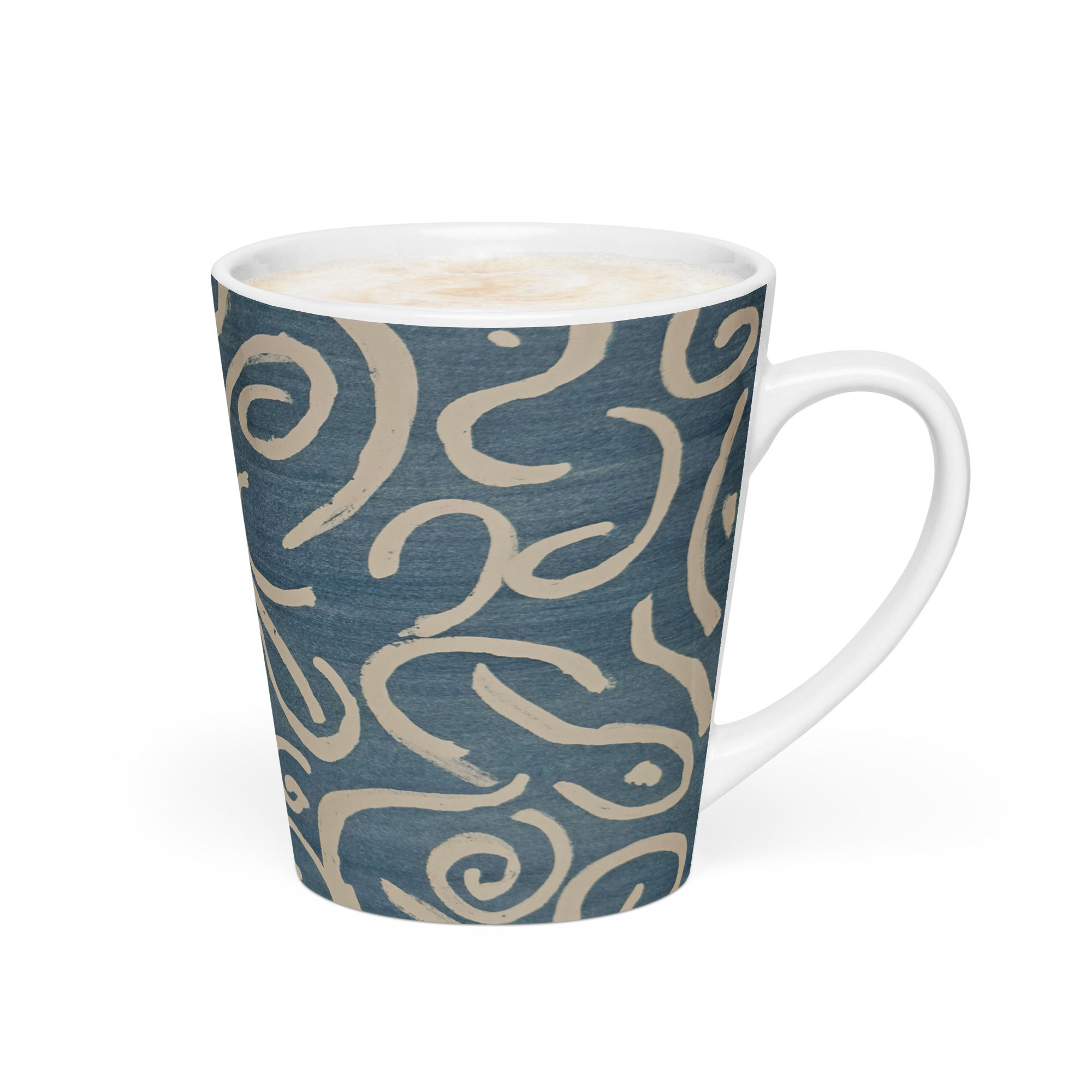 "Muted Blues" Latte Mug