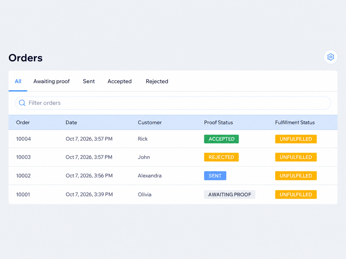 Proof Manager screenshot 1