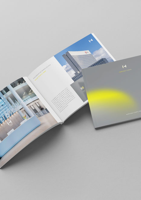 HORIZON TOWER in Eschborn - Neupositionierungskonzept mit Logoentwicklung - Expose-Layout