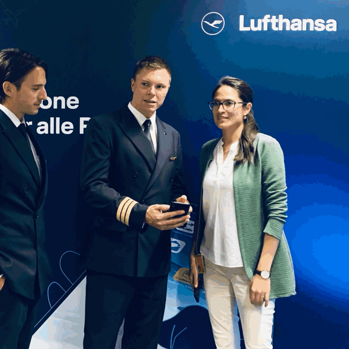 Interne Lufthansa Kampagne für die Piloten. CSP-Campaign
