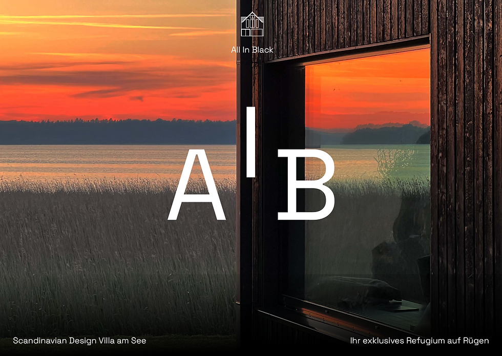 Haus am See – Verkaufskonzept- und Design