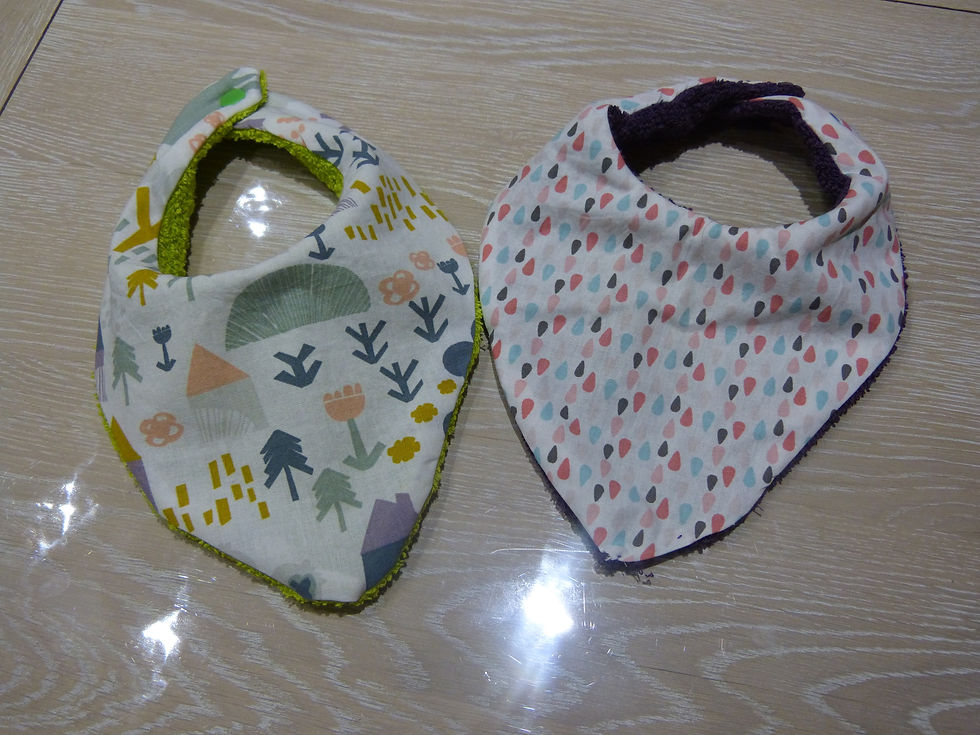 Bavoirs bandanas