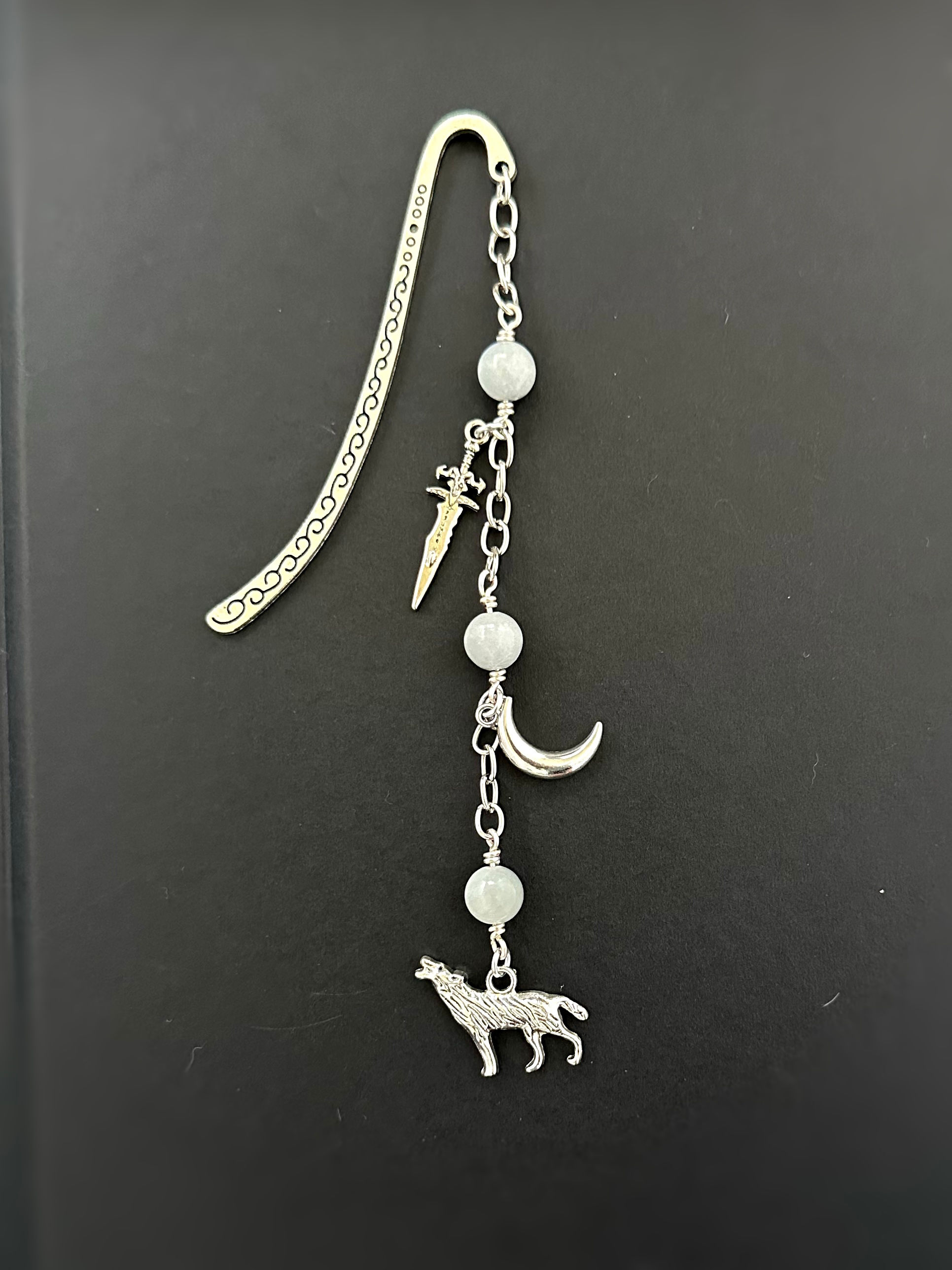 Quartz Wolf Bookmark 