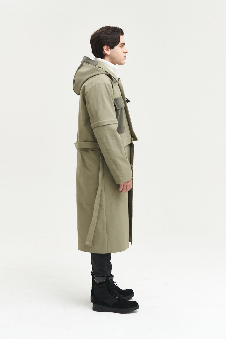 섬네일: Customizing Trench Coat + Detachable TECH-POCKET
